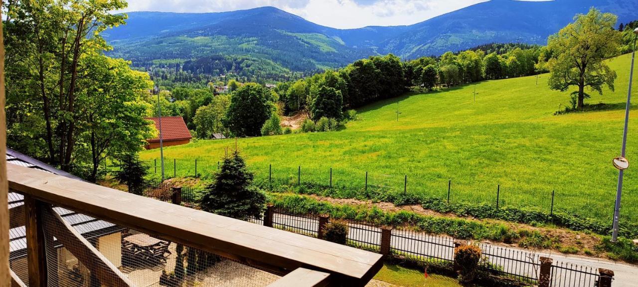 Gorski Widok Karpacz Apartamenty I Pokoje- Salon Kominkowy Luaran gambar