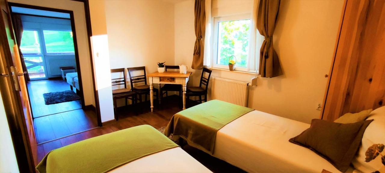 Gorski Widok Karpacz Apartamenty I Pokoje- Salon Kominkowy Luaran gambar